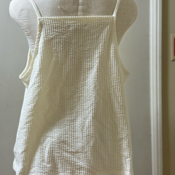 Madewell Seersucker Apron Tank Top - Picture 5 of 7